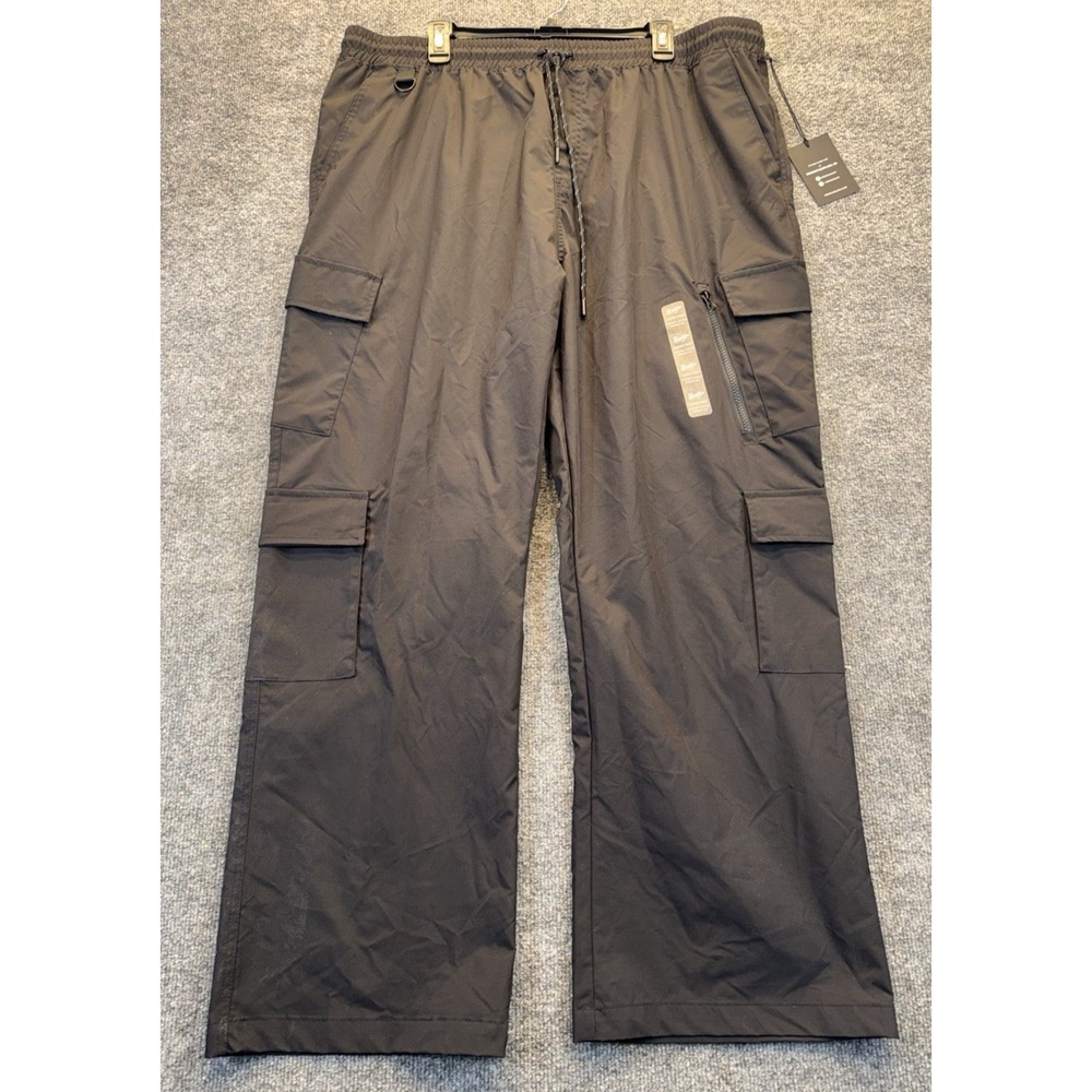 Brooklyn Cloth Men's XXL Black Cargo Pants Utility Tactical Streetwear New